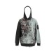 Southern Territory Ανδρικό Graphic Hoodie Μαύρο-Γκρι – Μέγεθος XL / Pre-Owned