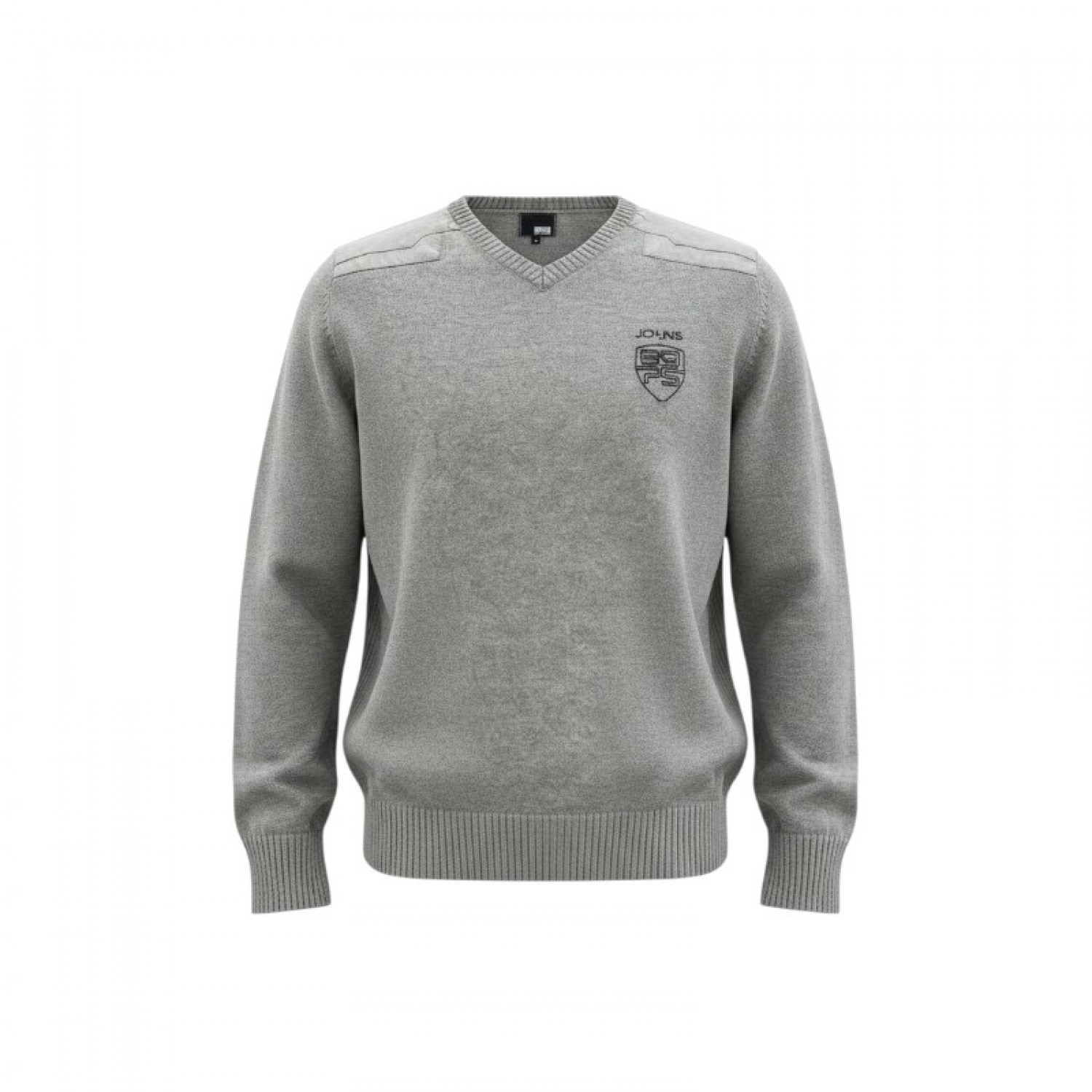 Jack & Jones Ανδρικό Γκρι Πλεκτό με V Λαιμόκοψη – Μέγεθος L / Pre-Owned