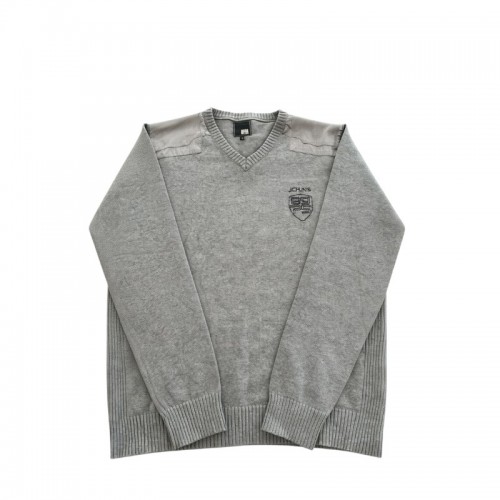 Jack & Jones Ανδρικό Γκρι Πλεκτό με V Λαιμόκοψη – Μέγεθος L / Pre-Owned