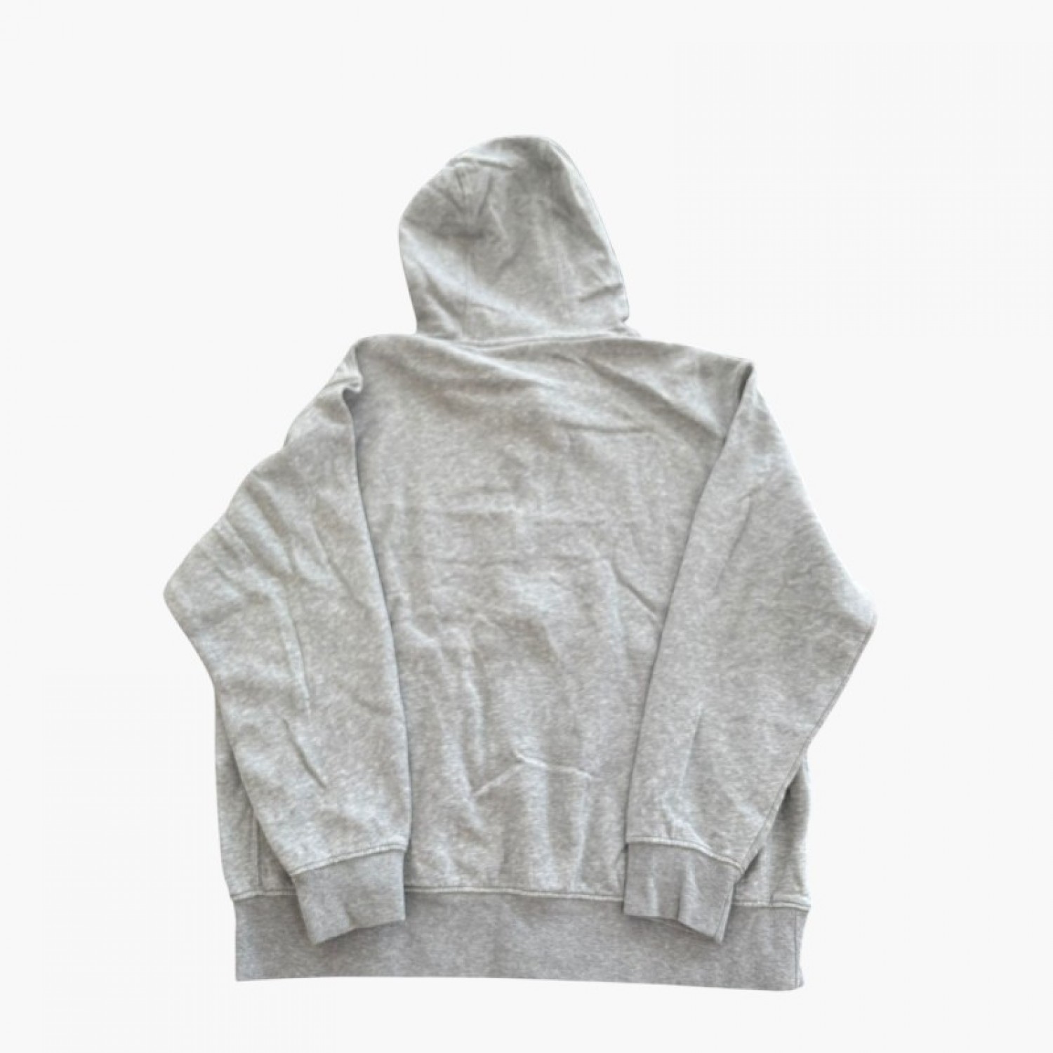 Nike Γκρι Φούτερ Ζακέτα με Κουκούλα – Μέγεθος L / Pre-Owned