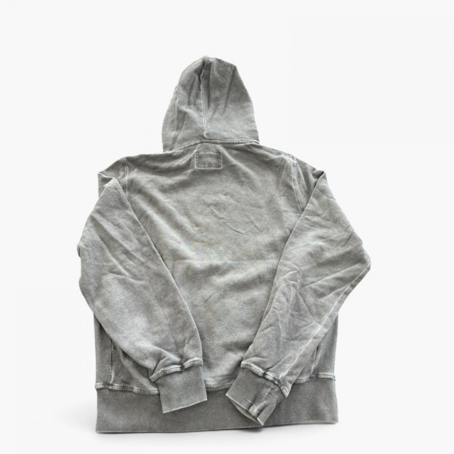 Caterpillar Ανδρικό Γκρι Washed Φούτερ Hoodie – Μέγεθος M / Pre-Owned
