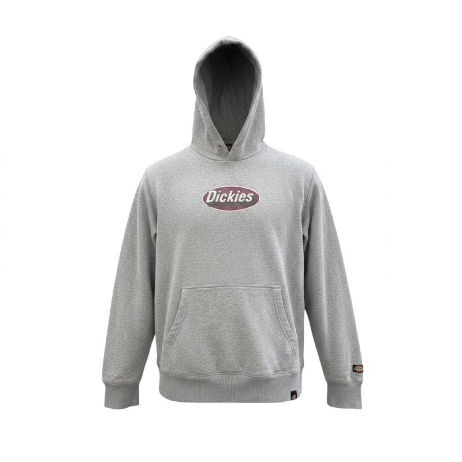 Dickies Ανδρικό Γκρι Φούτερ Hoodie με Λογότυπο – Μέγεθος L / Pre-Owned