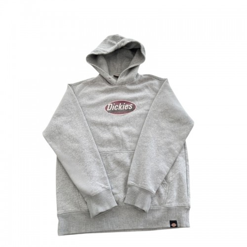 Dickies Ανδρικό Γκρι Φούτερ Hoodie με Λογότυπο – Μέγεθος L / Pre-Owned