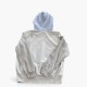 Nike Δίχρωμο Φούτερ Hoodie σε Γαλάζιο και Εκρού – Μέγεθος S / Pre-Owned