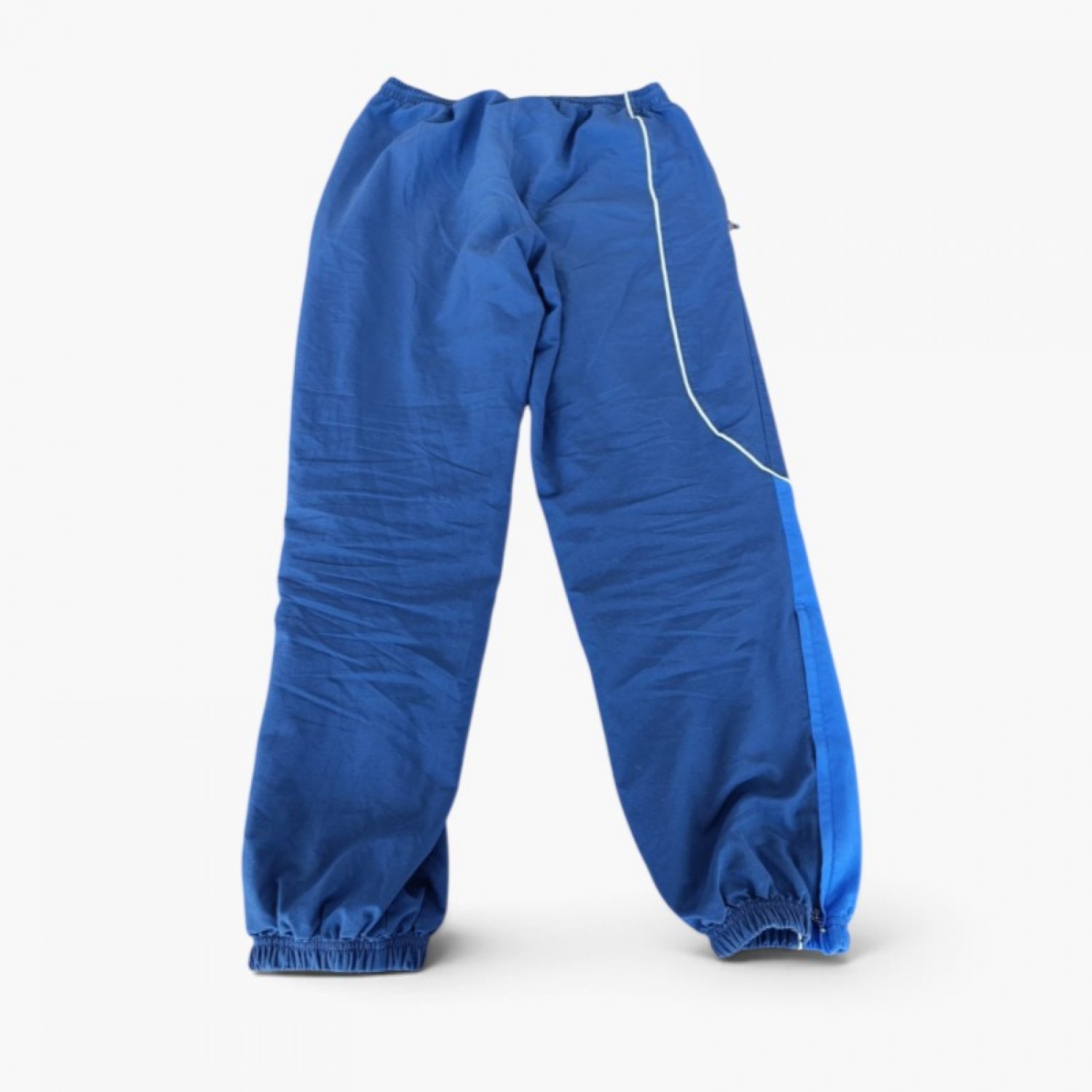 Adidas Μπλε Παντελόνι Track με Τρεις Ρίγες – Μέγεθος XL / Pre-Owned