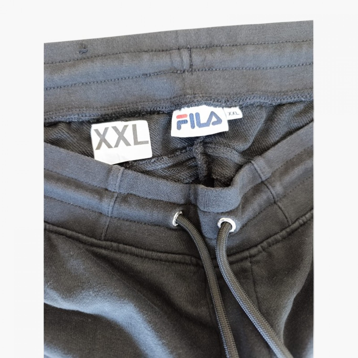 Fila Μαύρο Παντελόνι Φόρμας με Φερμουάρ – Μέγεθος XXL / Pre-Owned