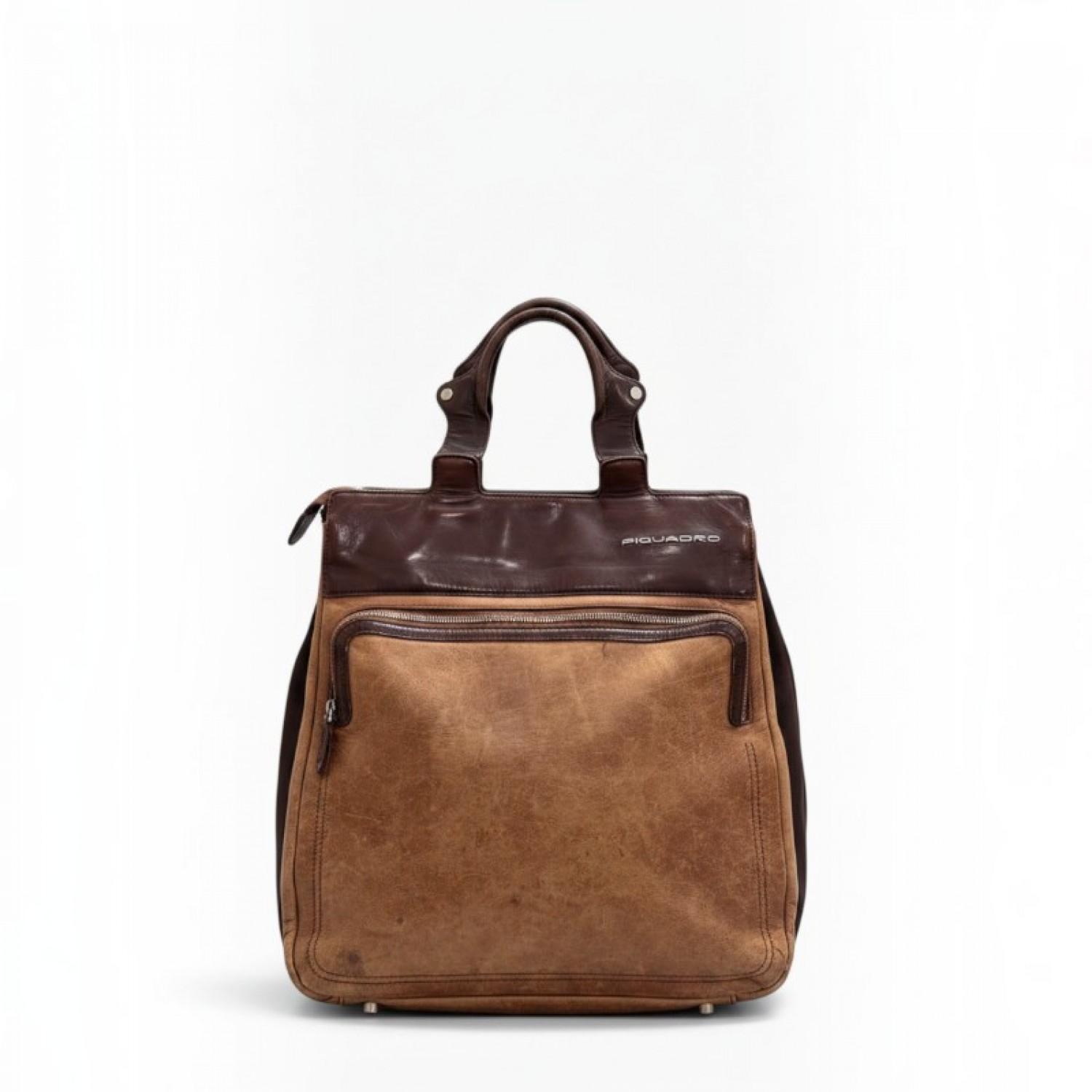 Piquadro Two-Tone Business Tote Bag / Pre-Owned