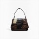 Guess Croc Embossed Shoulder Bag / Pre-Owned