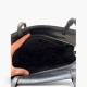 Black Leather Structured Shoulder Bag / Pre-Owned