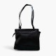 Black Leather Structured Shoulder Bag / Pre-Owned