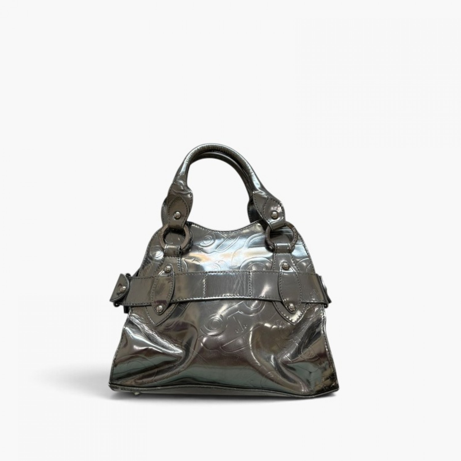 Guess Metallic Embossed Handbag / Pre-Owned