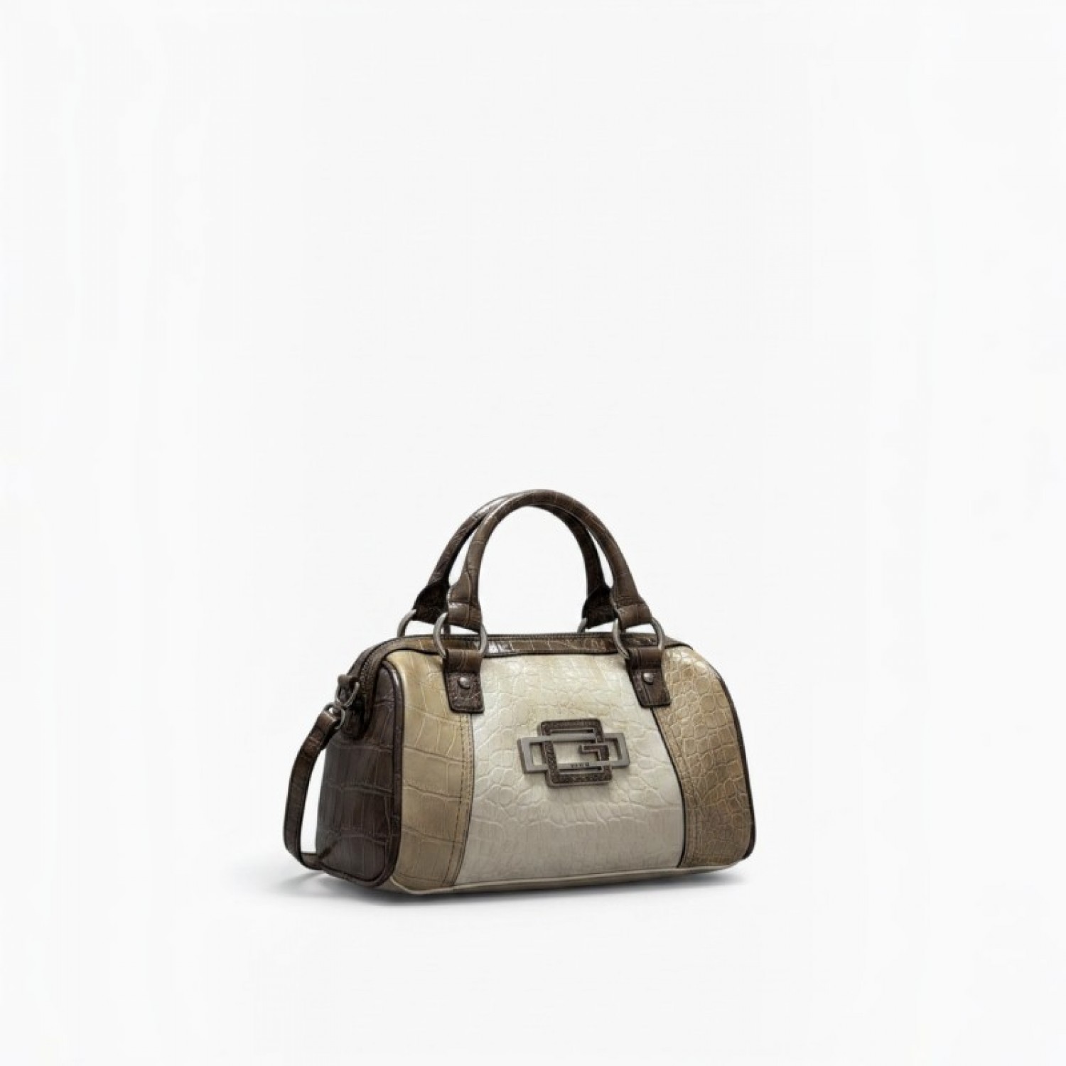 Guess Croc-Embossed Bowling Bag / Pre-Owned