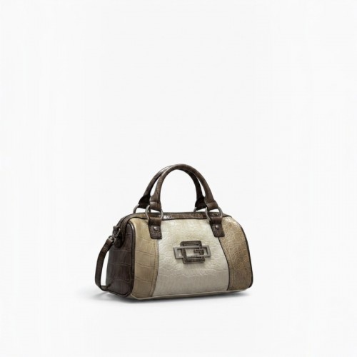 Guess Croc-Embossed Bowling Bag / Pre-Owned