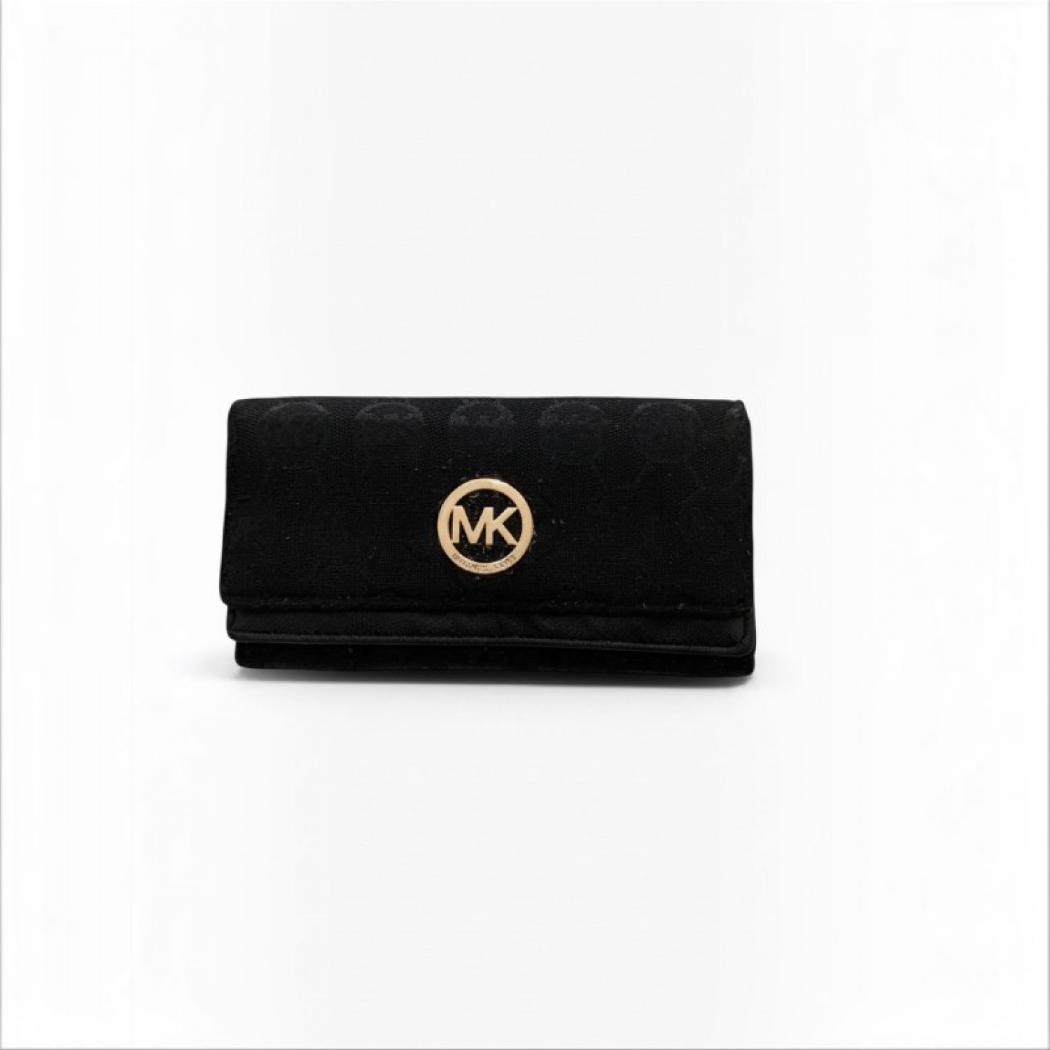 Michael Kors Black Logo Wallet / Pre-Owned