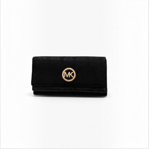 Michael Kors Black Logo Wallet / Pre-Owned