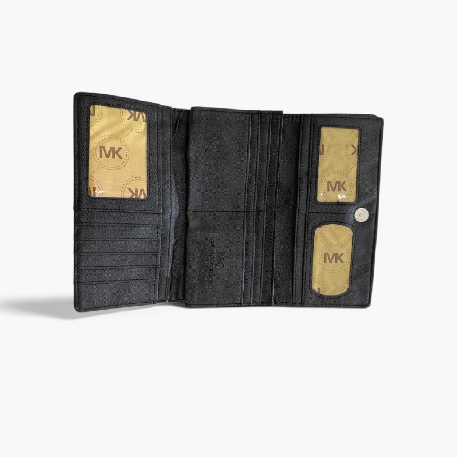 Michael Kors Black Logo Wallet / Pre-Owned