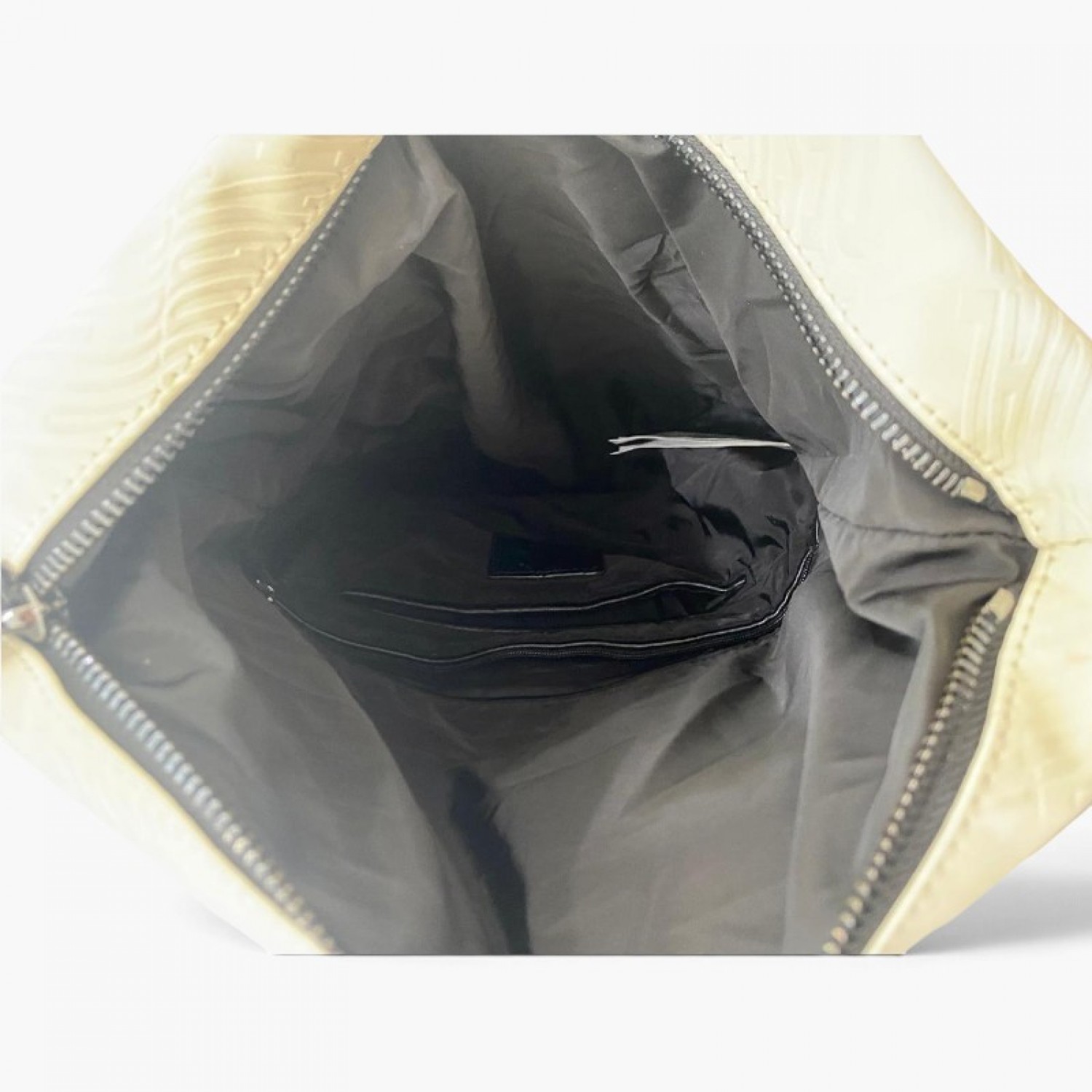 Beige Roll-Top Backpack / Pre-Owned