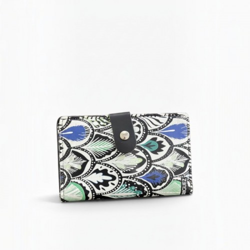 Riguez Printed Snap Wallet / Pre-Owned