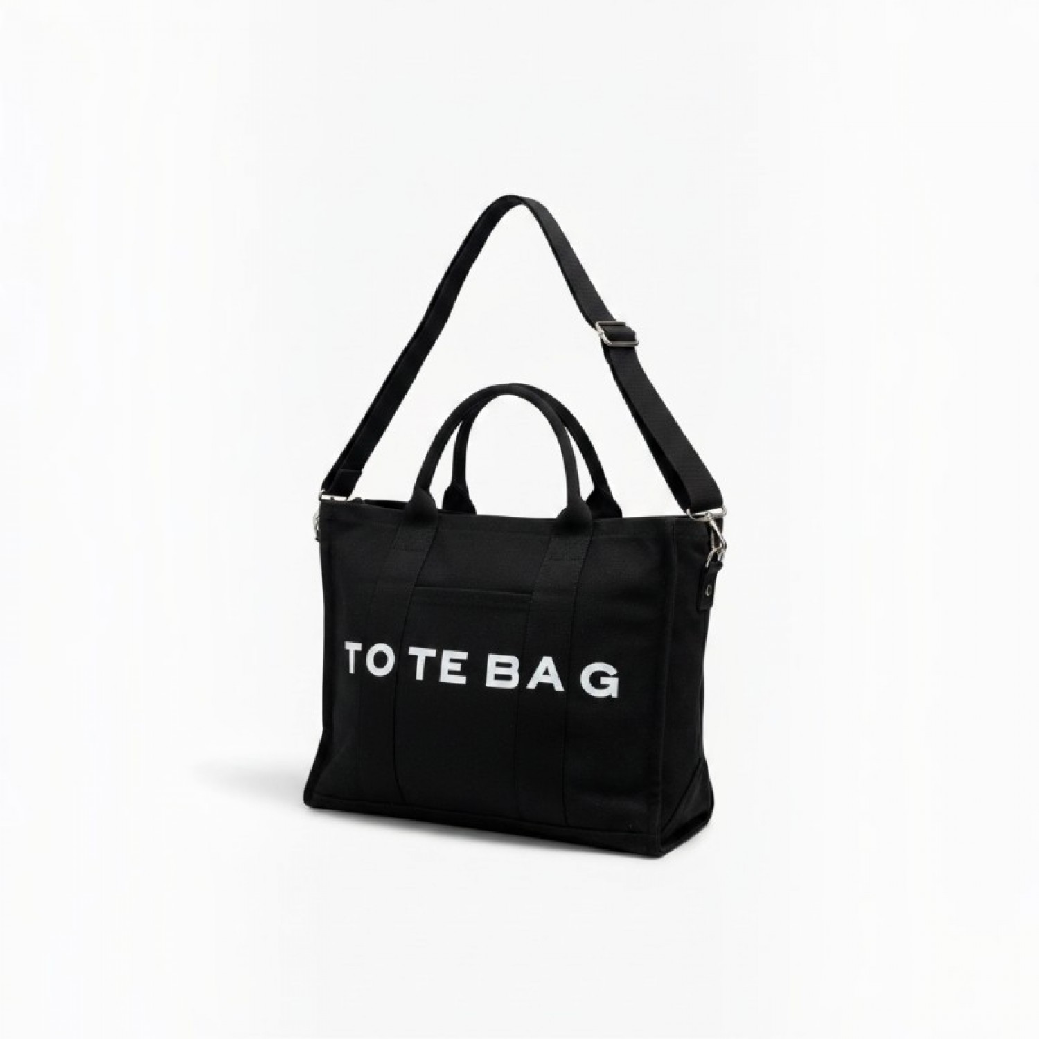 Black Canvas Tote Bag / Pre-Owned