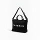 Black Canvas Tote Bag / Pre-Owned
