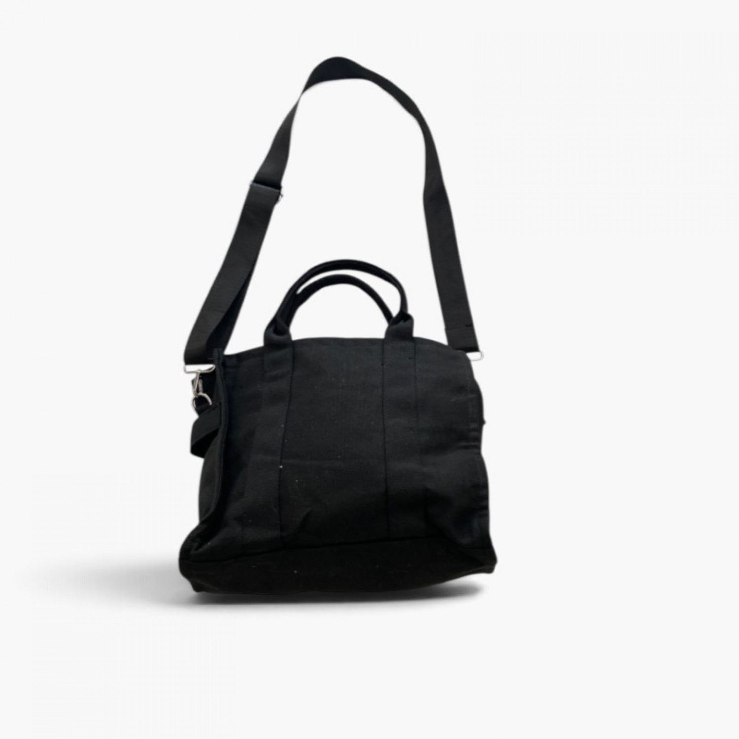 Black Canvas Tote Bag / Pre-Owned