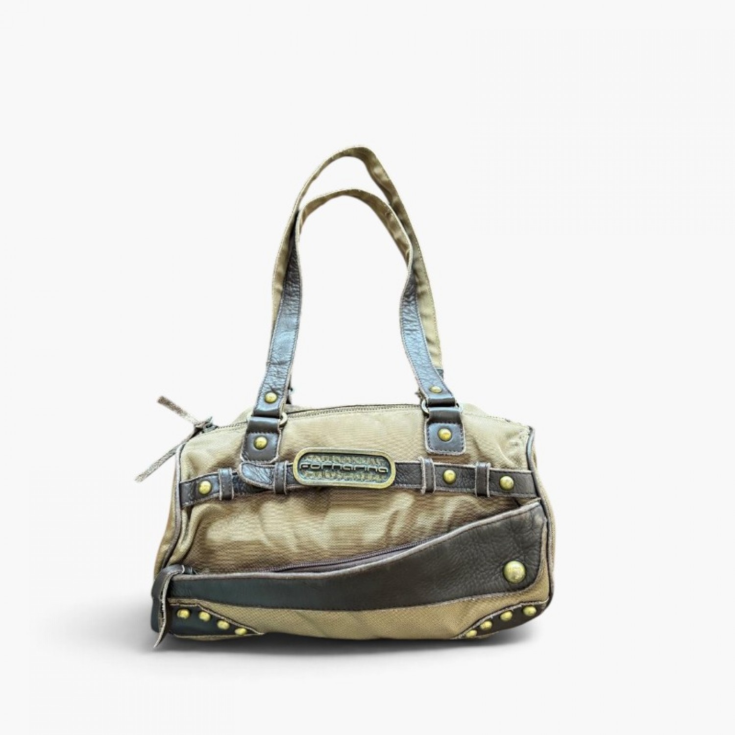 Fornarina Canvas Handbag / Pre-Owned