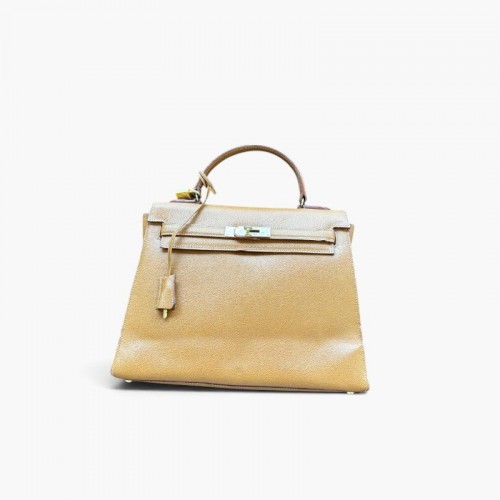Kelly-Style Structured Handbag / Pre-Owned