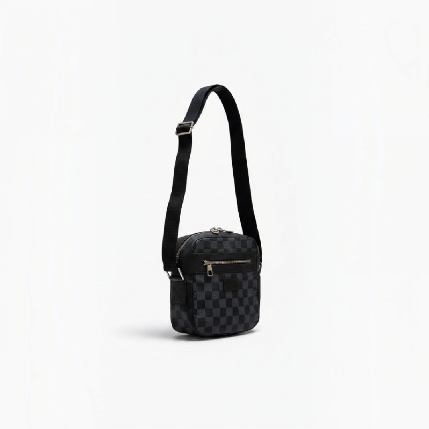 Black Damier Check Crossbody Bag / Pre-Owned