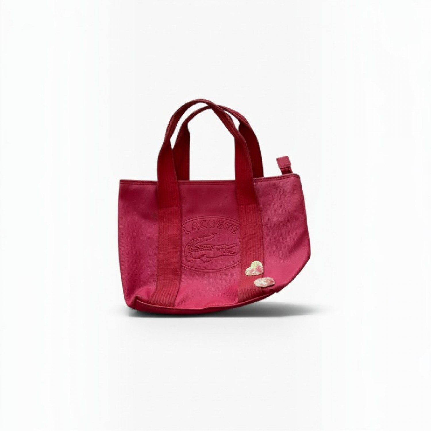 Lacoste Red Logo Tote Bag / Pre-Owned