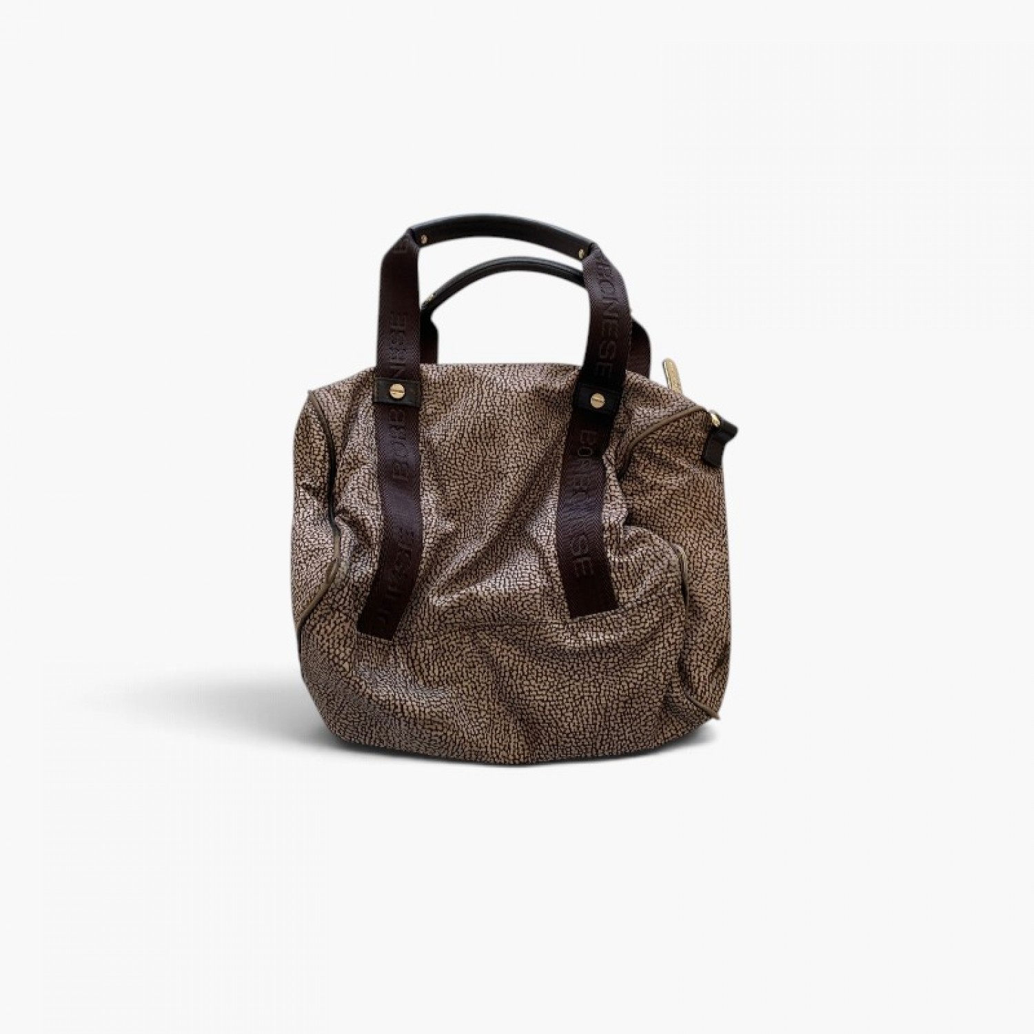 Borbonese OP Pattern Crossbody Bag / Pre-Owned