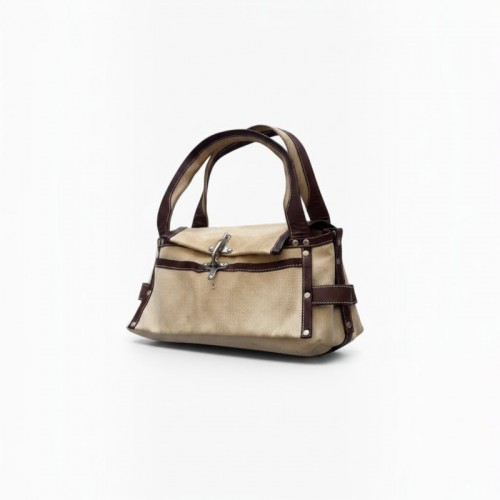 Fay Canvas & Leather Handbag / Pre-Owned