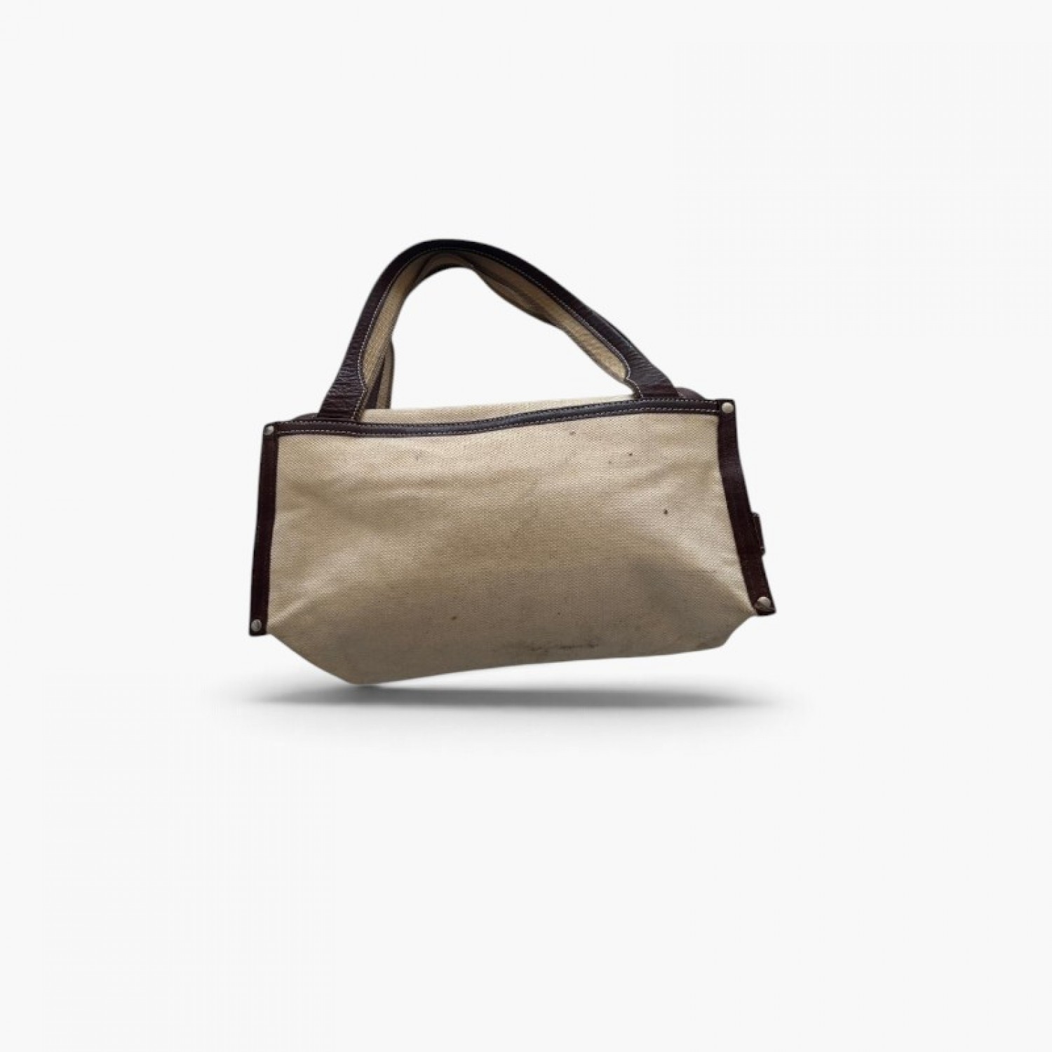 Fay Canvas & Leather Handbag / Pre-Owned