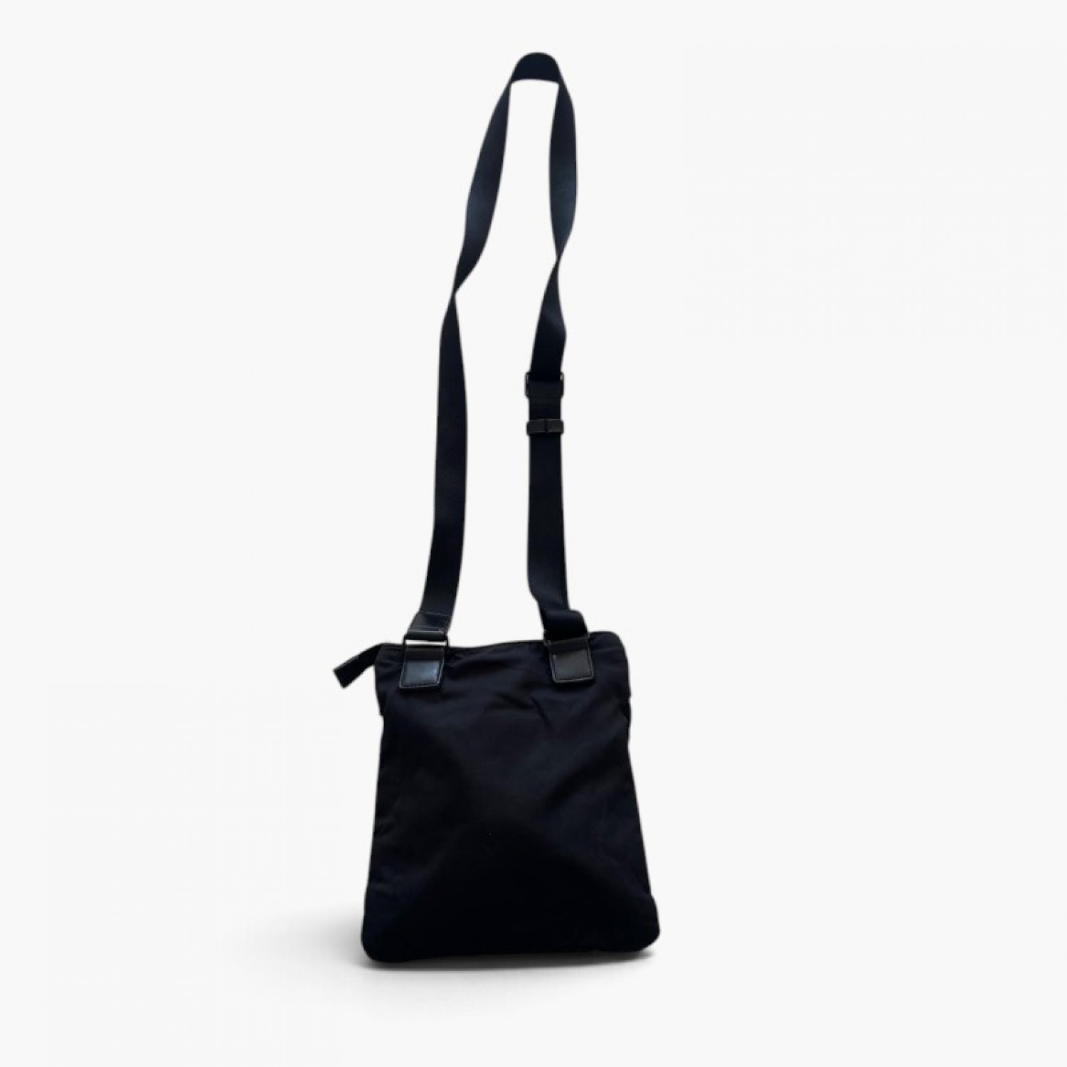 Black Nylon Crossbody Bag / Pre-Owned