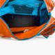 Blue & Orange Wheeled Duffel Bag / Pre-Owned