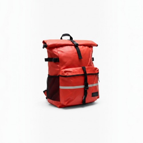 Red Roll-Top Utility Backpack / Pre-Owned