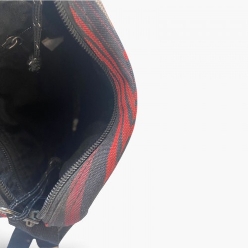 Eastpak Red Striped Shoulder Bag / Pre-Owned