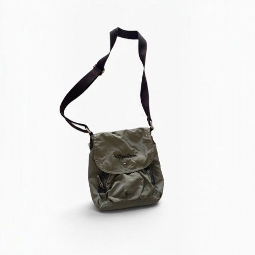 Tommy Hilfiger Denim Olive Crossbody Bag / Pre-Owned