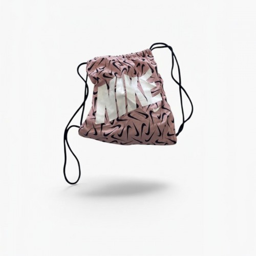 Nike Pink Swoosh Drawstring Bag / Pre-Owned