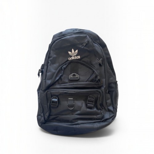 Adidas Originals Black Multi-Pocket Backpack / Pre-Owned