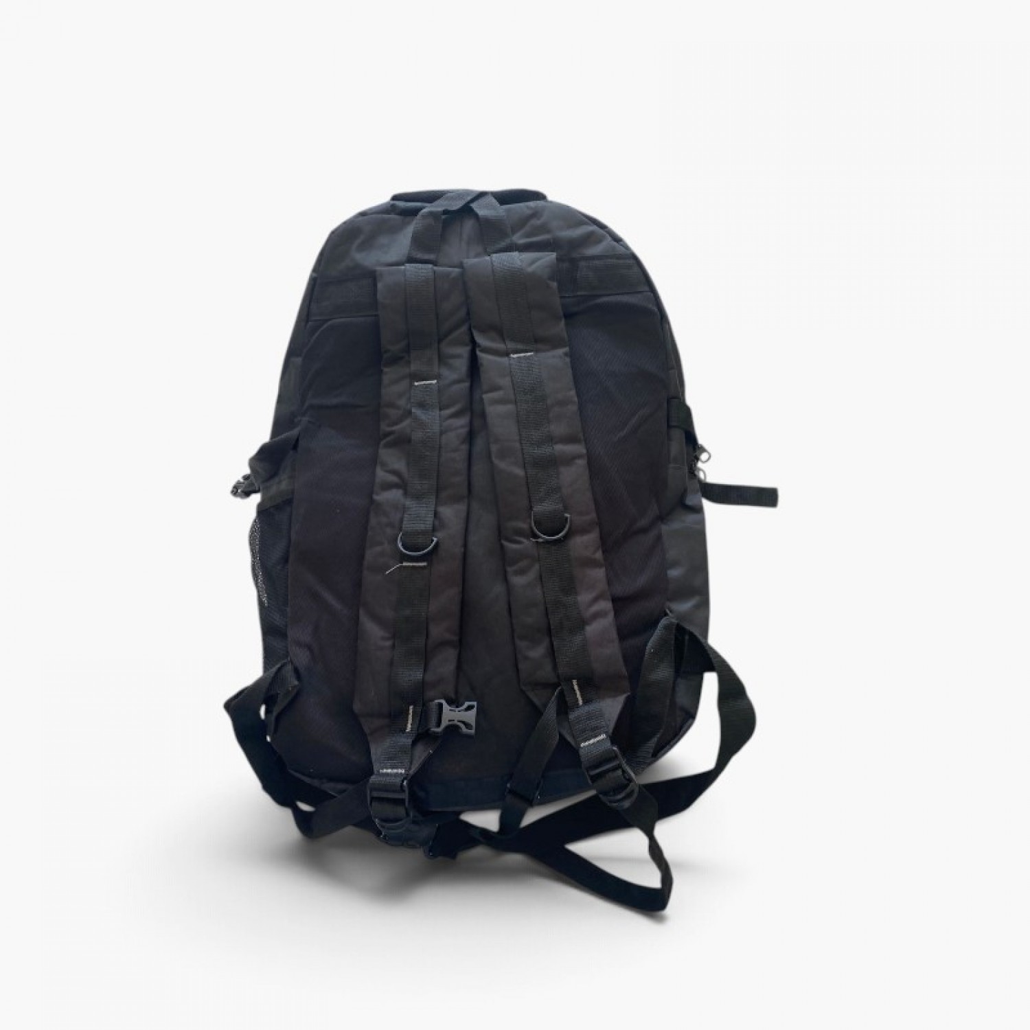 Adidas Originals Black Multi-Pocket Backpack / Pre-Owned