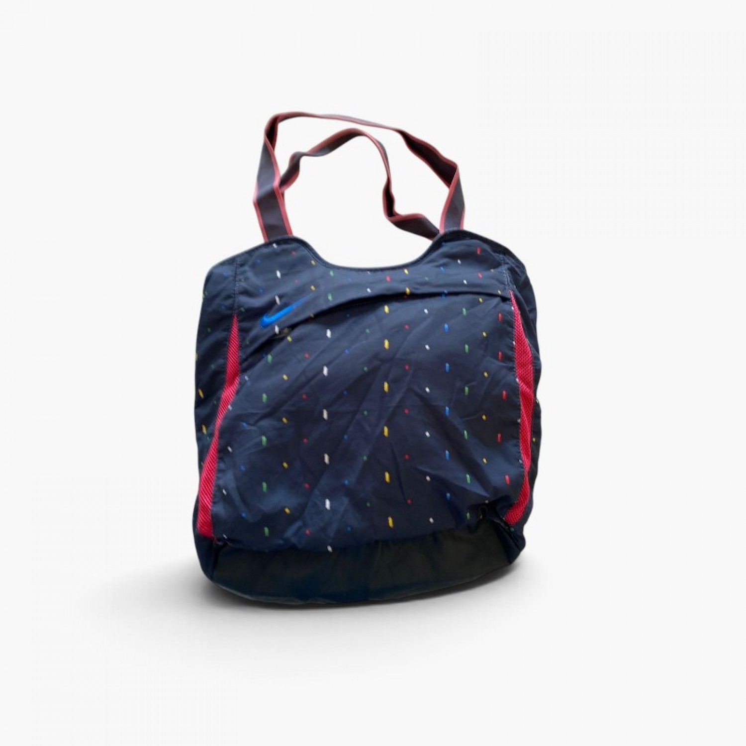 Navy Multicolor Pattern Tote Bag / Pre-Owned