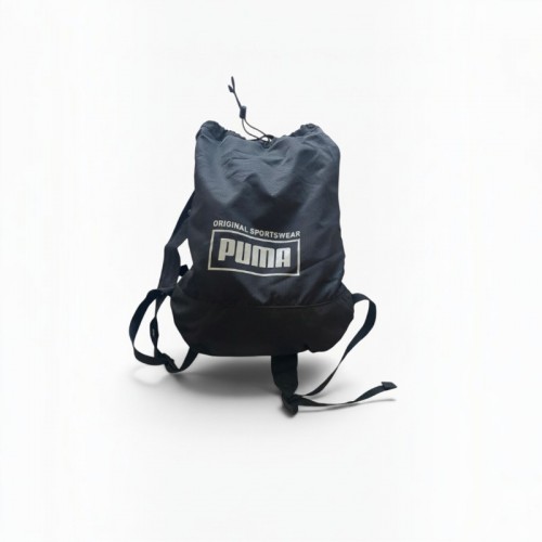 Puma Black Drawstring Backpack / Pre-Owned