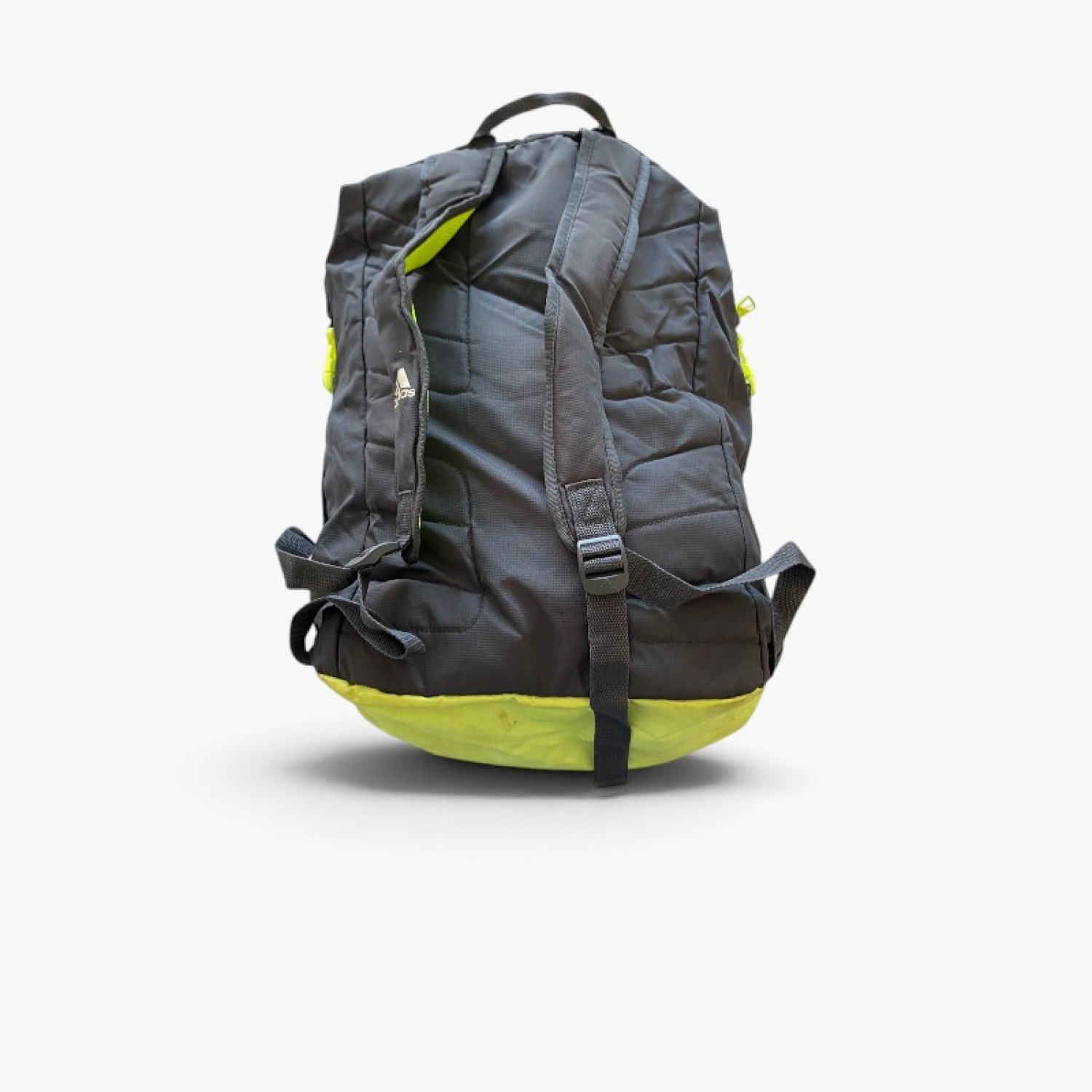 Adidas Black & Neon Sports Backpack / Pre-Owned