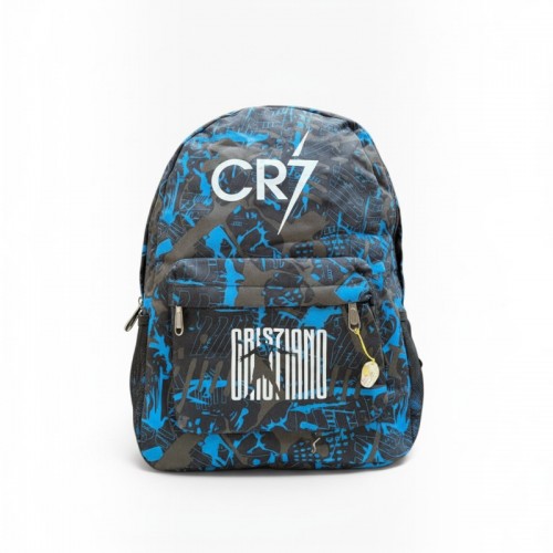 CR7 Cristiano Ronaldo Blue Graphic Backpack / Pre-Owned