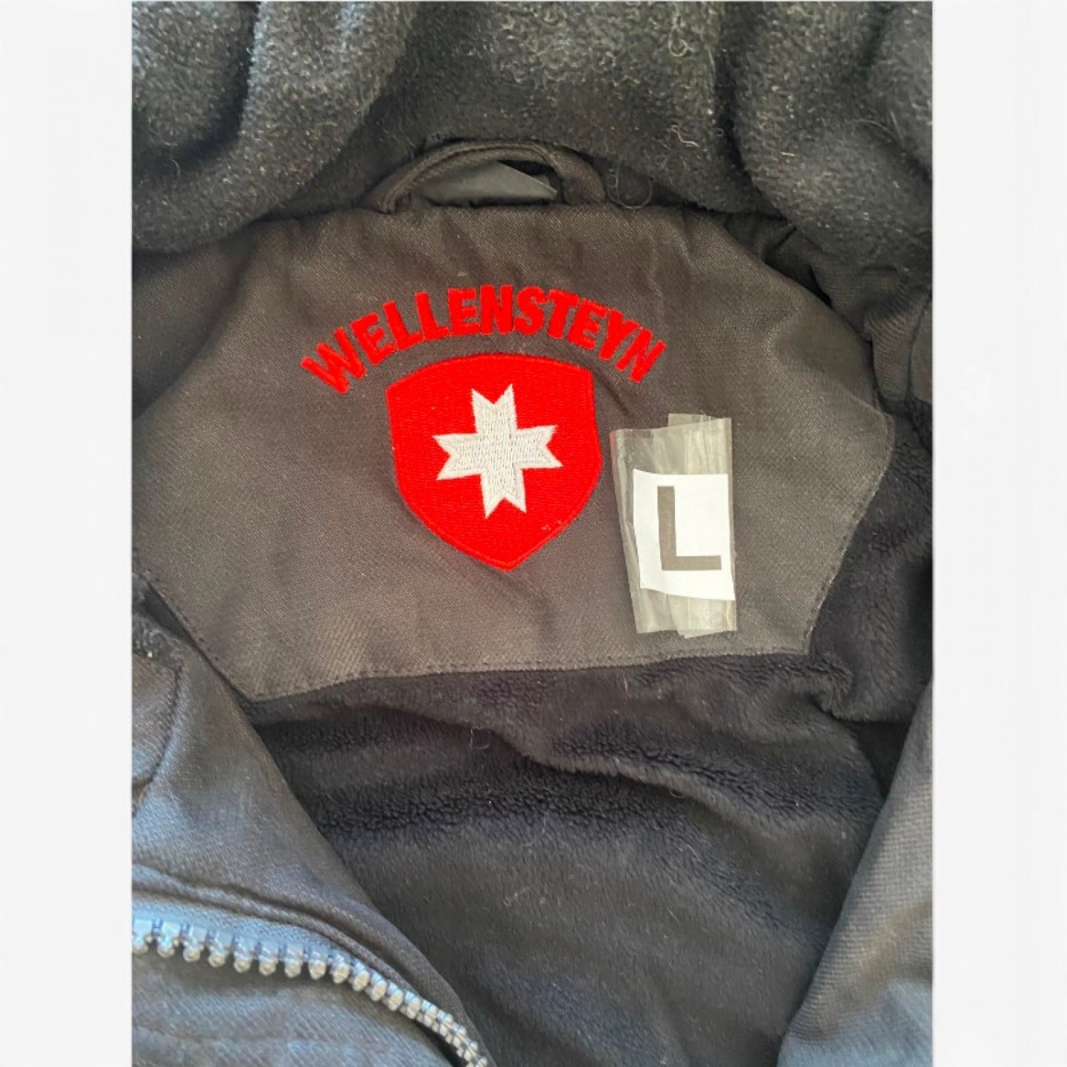 Wellensteyn Black Hooded Utility Parka — Size L / Pre-Owned