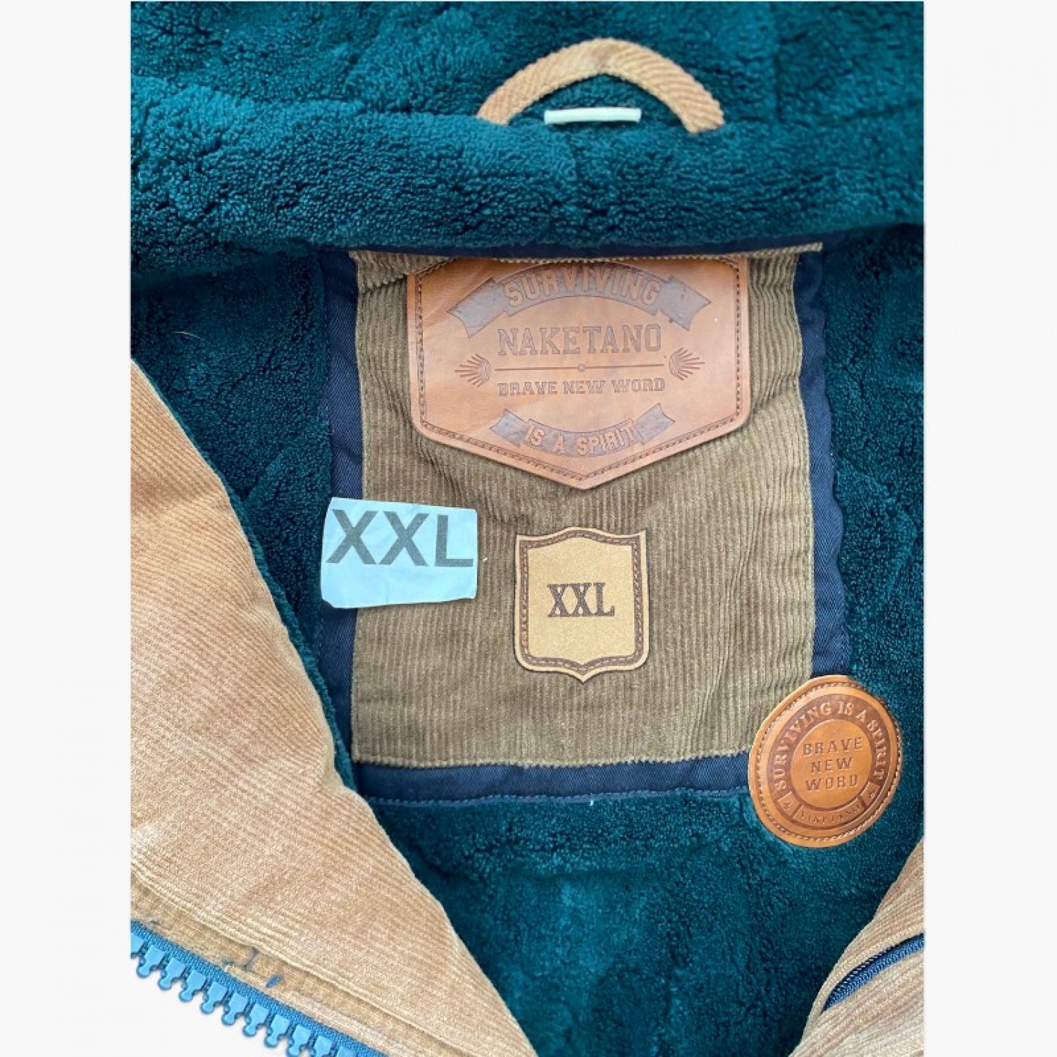 Naketano Navy Hooded Jacket / Pre-Owned