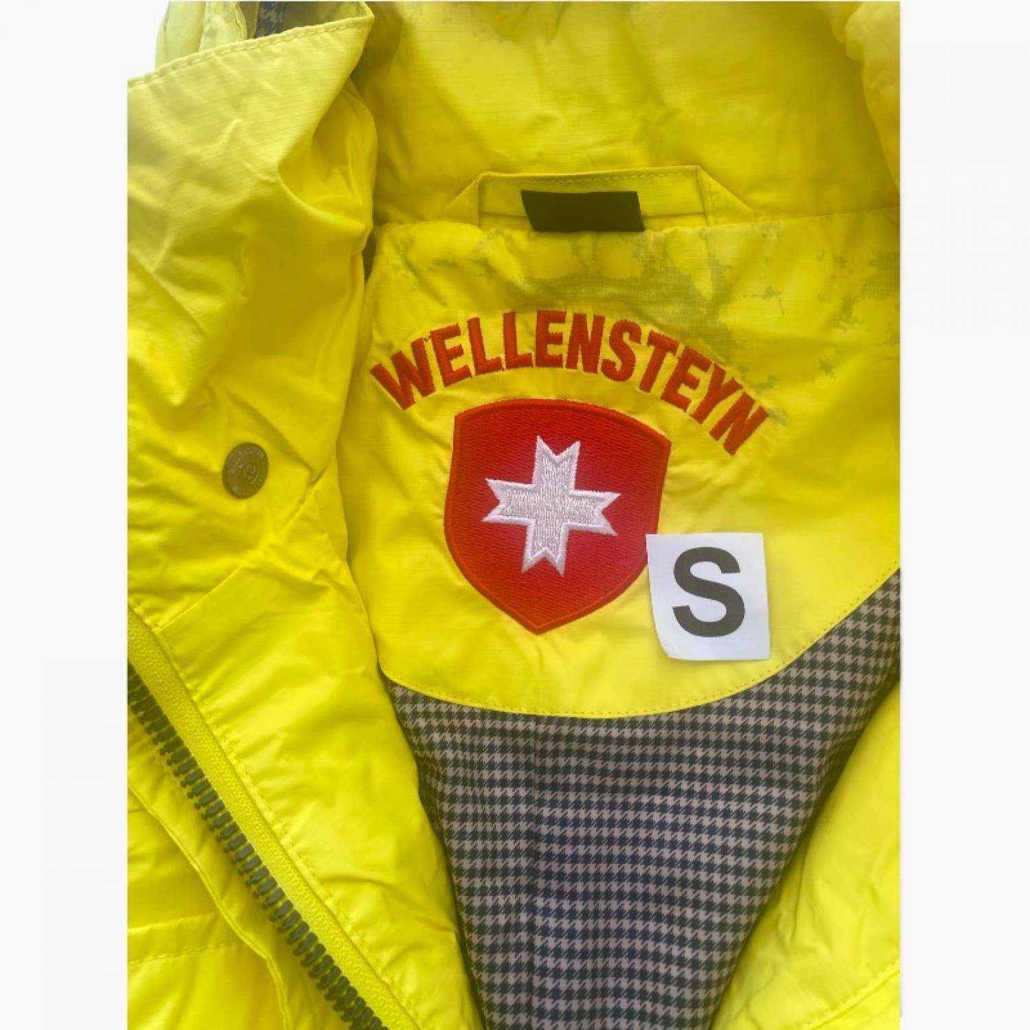 Wellensteyn Yellow Hooded Outdoor Jacket / Pre-Owned