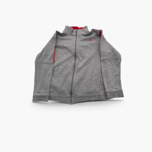 Adidas Grey Full Zip Track Jacket / Pre-Owned