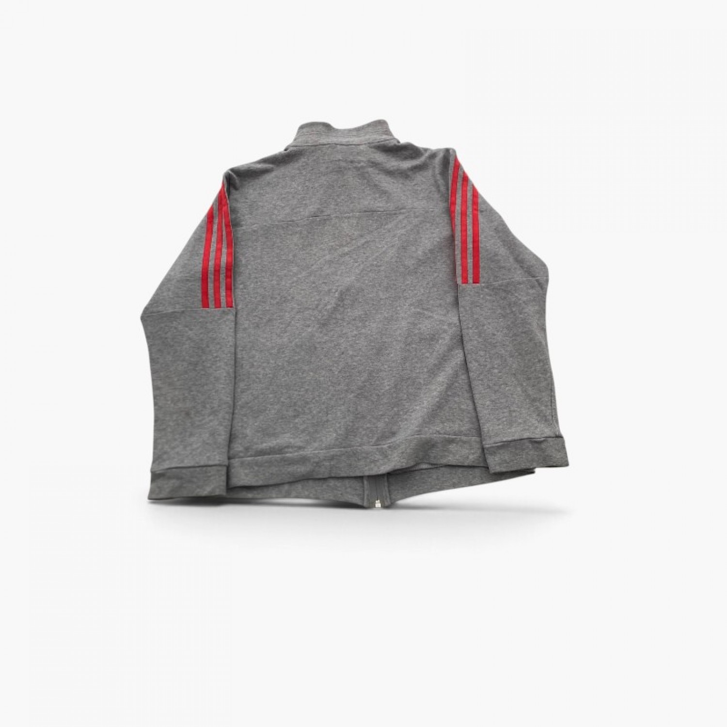 Adidas Grey Full Zip Track Jacket / Pre-Owned