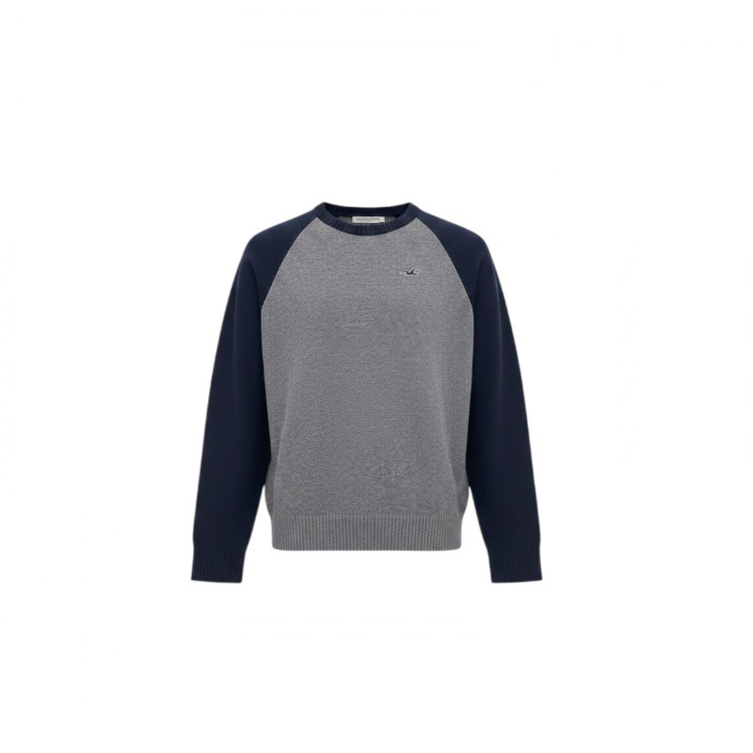 Hollister Grey Navy Raglan Sweater / Pre-Owned